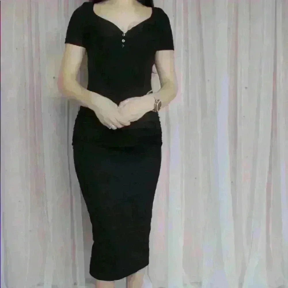 Aline Ankle Length Sexy Dress